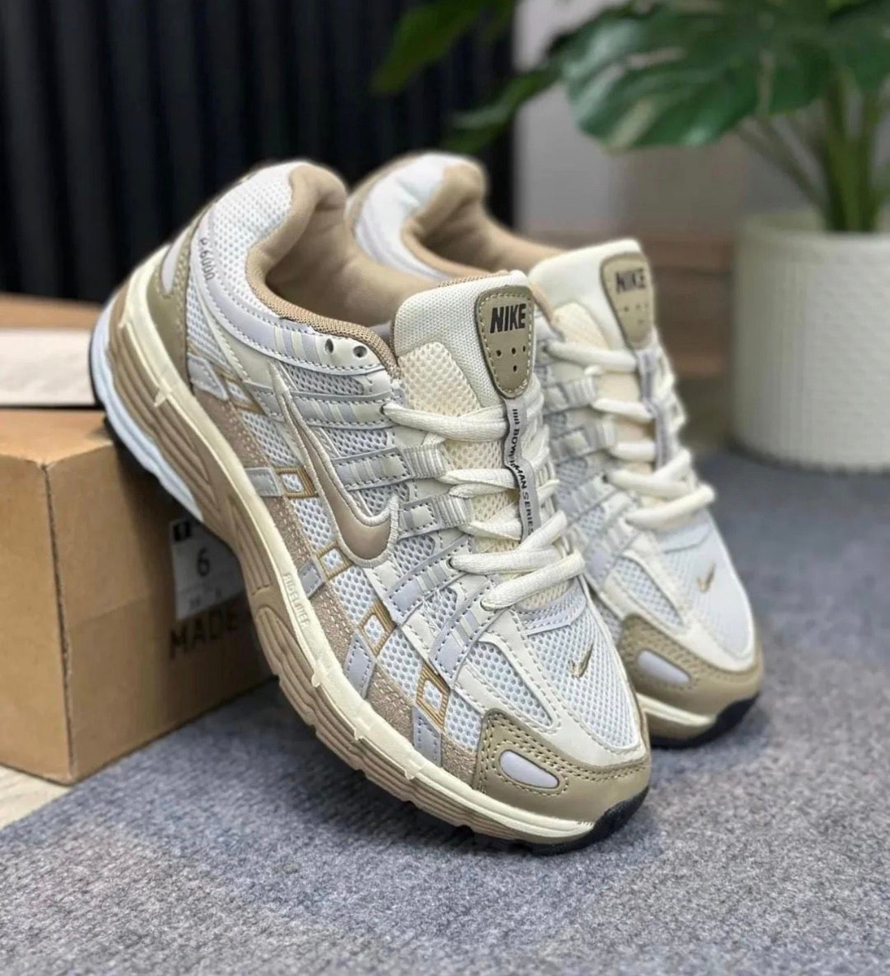 NIKE P 6000 BEIGE