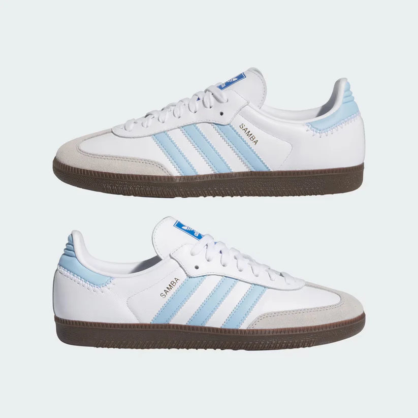 ADIDAS SAMBA OG BLANCA AZUL