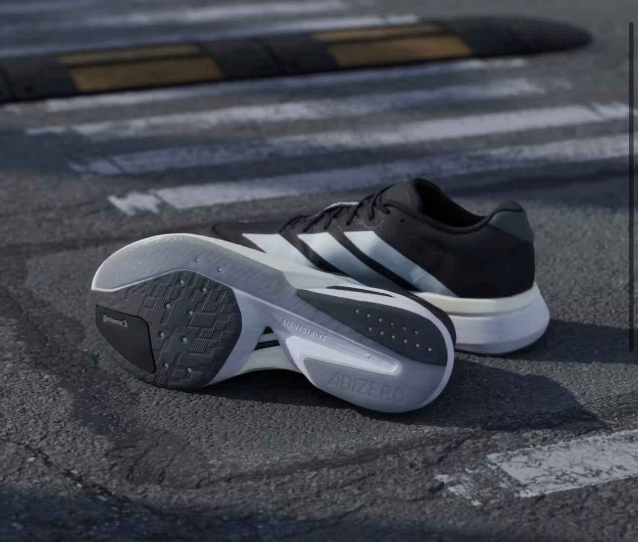 ADIDAS ADIZERO BOSTON 13 NEGRO BLANCO