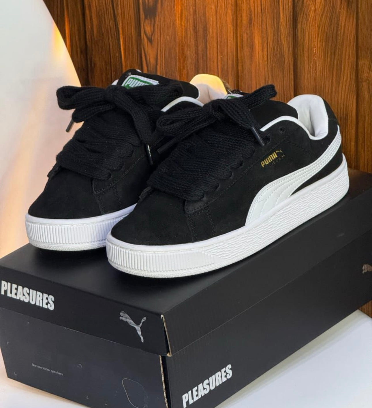 PUMA XL SUEDE NEGRO / BLANCO