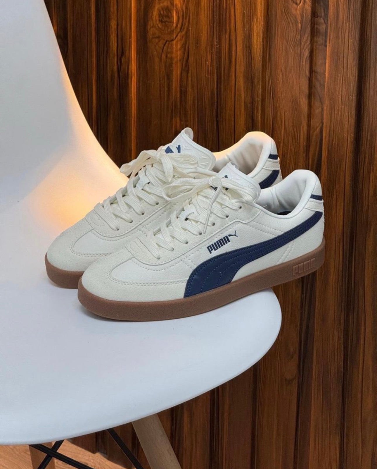 PUMA PALERMO BEIGE AZUL