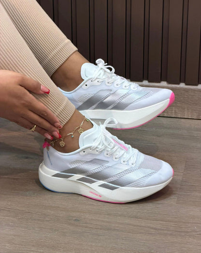 ADIDAS ADIZERO EVO BLANCO ROSA