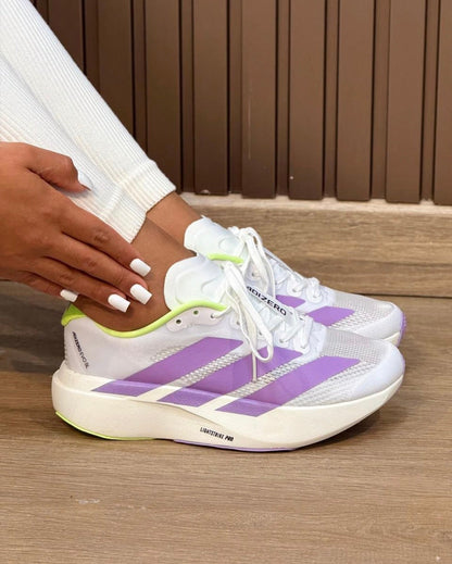 ADIDAS ADIZERO EVO BLANCO MORADO