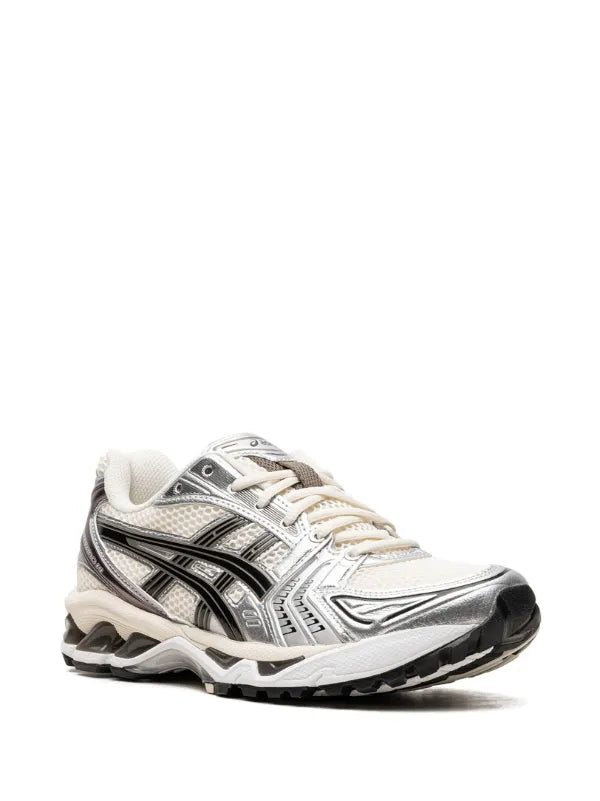 ASICS GEL KAYANO 14 BLANCO - PLATA