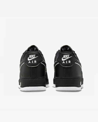 NIKE AIR FORCE 1 LOW BLACK WHITE SOLE (Liquidación)